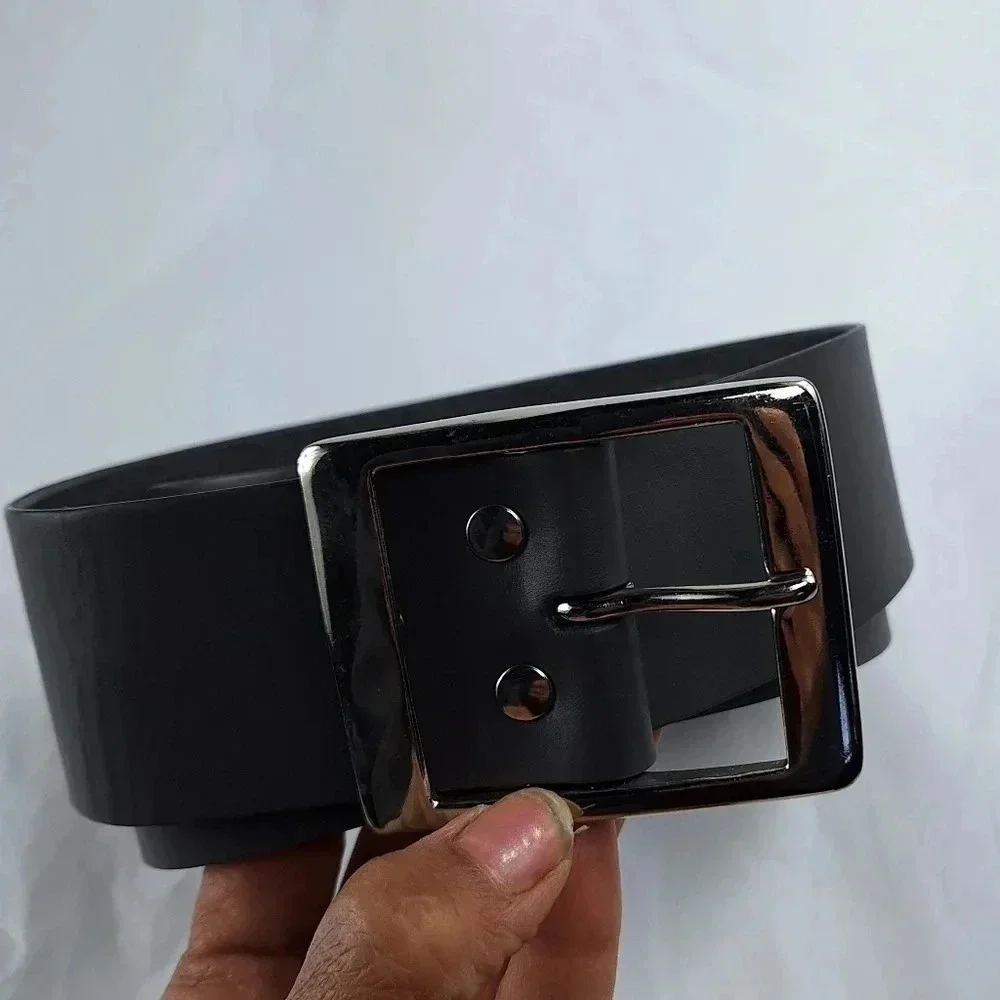 Buckle My Belt Full Grain Leather Belt 49 Inches in Length Black Made in the UK